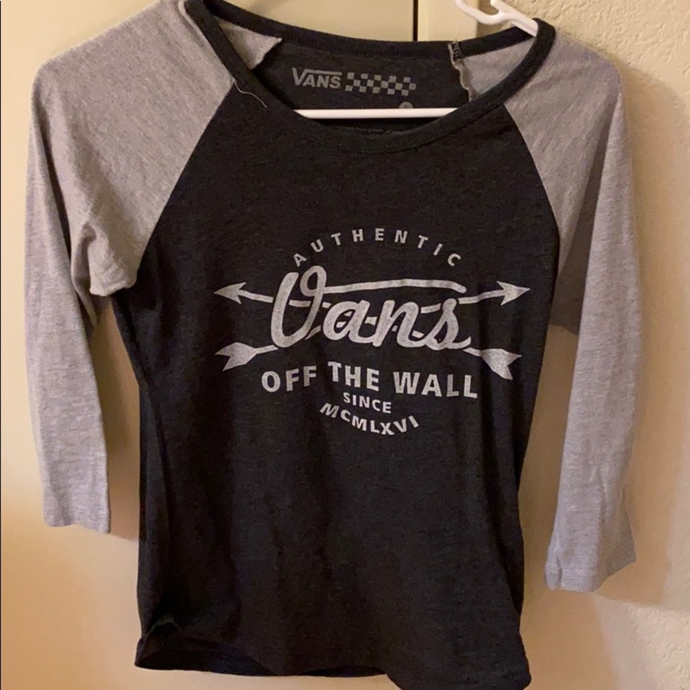Vans 3/4 length baseball tee